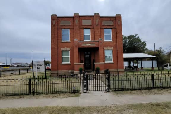 502 W Robertson St. Memphis, TX · Converted Historic Jailhouse
